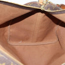 LOUIS VUITTON Monogram Keepall Bandouliere 55 Boston Bag M41414 LV Auth BA5999-21