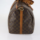 LOUIS VUITTON Monogram Keepall Bandouliere 55 Boston Bag M41414 LV Auth BA5999-5