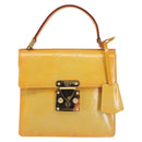 LOUIS VUITTON Monogram Vernis Spring Street Hand Bag Gris M91029 LV Auth BA6002-13