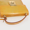 LOUIS VUITTON Monogram Vernis Spring Street Hand Bag Gris M91029 LV Auth BA6002-6