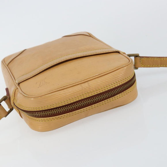 LOUIS VUITTON Epi Danube Shoulder Bag Beige M11910 LV Auth BA6003