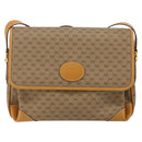 GUCCI Micro GG Supreme Shoulder Bag PVC Beige Gold 001 116 0924 Auth BA6004-2