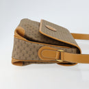 GUCCI Micro GG Supreme Shoulder Bag PVC Beige Gold 001 116 0924 Auth BA6004-4