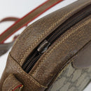 GUCCI GG Supreme Web Sherry Line Bag PVC Beige Gold 001 261 1086 Auth BA6005-15