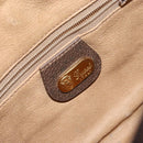 GUCCI GG Supreme Web Sherry Line Bag PVC Beige Gold 001 261 1086 Auth BA6005-16