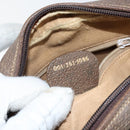 GUCCI GG Supreme Web Sherry Line Bag PVC Beige Gold 001 261 1086 Auth BA6005-21