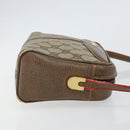 GUCCI GG Supreme Web Sherry Line Bag PVC Beige Gold 001 261 1086 Auth BA6005-4