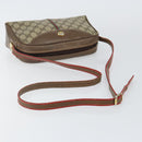 GUCCI GG Supreme Web Sherry Line Bag PVC Beige Gold 001 261 1086 Auth BA6005-7