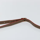 GUCCI GG Supreme Web Sherry Line Bag PVC Beige Gold 001 261 1086 Auth BA6005-8