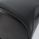 Christian Dior Hand Bag Leather Black Gold Auth BA6007-10