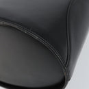 Christian Dior Hand Bag Leather Black Gold Auth BA6007-12