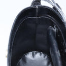 Christian Dior Hand Bag Leather Black Gold Auth BA6007-19