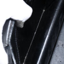 Christian Dior Hand Bag Leather Black Gold Auth BA6007-20