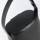 Christian Dior Hand Bag Leather Black Gold Auth BA6007-6