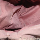 Stella MacCartney Chain Fabera Shoulder Bag Suede Pink Silver Auth BA6012-11