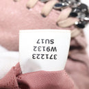 Stella MacCartney Chain Fabera Shoulder Bag Suede Pink Silver Auth BA6012-12