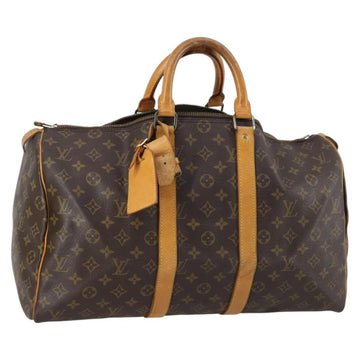 LOUIS VUITTON Monogram Keepall 45 Boston Bag M41428 LV Auth BA6013
