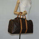 LOUIS VUITTON Monogram Keepall 45 Boston Bag M41428 LV Auth BA6013-23