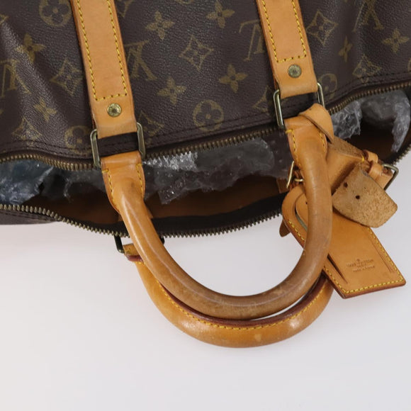 LOUIS VUITTON Monogram Keepall 45 Boston Bag M41428 LV Auth BA6013