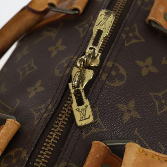 LOUIS VUITTON Monogram Keepall 50 Boston Bag M41426 LV Auth BA6016