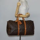 LOUIS VUITTON Monogram Keepall 50 Boston Bag M41426 LV Auth BA6016-22