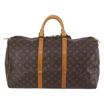 LOUIS VUITTON Monogram Keepall 50 Boston Bag M41426 LV Auth BA6016 - 0