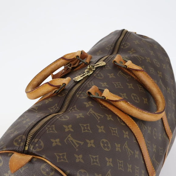 LOUIS VUITTON Monogram Keepall 50 Boston Bag M41426 LV Auth BA6016