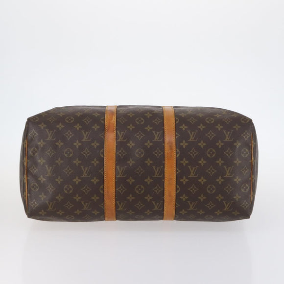 LOUIS VUITTON Monogram Keepall 50 Boston Bag M41426 LV Auth BA6016