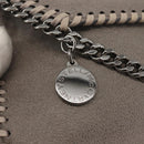 Stella MacCartney Chain Fabera Shoulder Bag Suede Gray Silver Auth BA6018-14