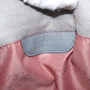 Stella MacCartney Chain Fabera Shoulder Bag Suede Gray Silver Auth BA6018-15