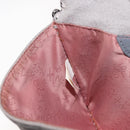 Stella MacCartney Chain Fabera Shoulder Bag Suede Gray Silver Auth BA6018-18