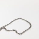 Stella MacCartney Chain Fabera Shoulder Bag Suede Gray Silver Auth BA6018-8