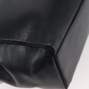 Salvatore Ferragamo Vala Tote Bag Leather Navy Gold Auth BA6019-15