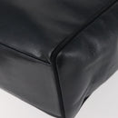 Salvatore Ferragamo Vala Tote Bag Leather Navy Gold Auth BA6019-16