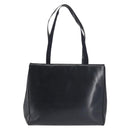 Salvatore Ferragamo Vala Tote Bag Leather Navy Gold Auth BA6019-2