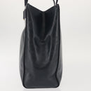 Salvatore Ferragamo Vala Tote Bag Leather Navy Gold Auth BA6019-3