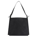 Salvatore Ferragamo Shoulder Bag Suede Gray Silver Auth BA6020-13