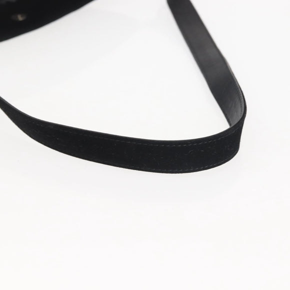 Salvatore Ferragamo Shoulder Bag Suede Gray Silver Auth BA6020