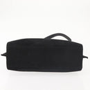 Salvatore Ferragamo Shoulder Bag Suede Gray Silver Auth BA6020-5