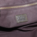 Chloe Hand Bag Leather Brown Gold Auth BA6021-15