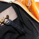 Chloe Bay Hand Bag Leather Brown Gold Auth BA6022-20