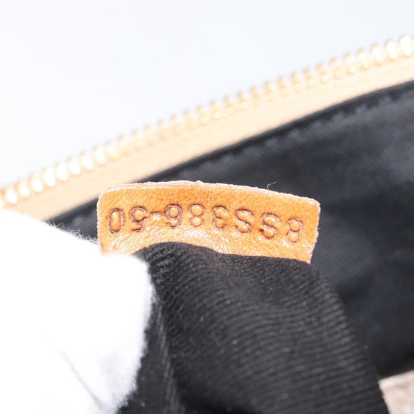 Chloe Bay Hand Bag Leather Brown Gold Auth BA6022