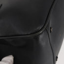 Salvatore Ferragamo Vala Shoulder Bag Leather Black Silver Auth BA6023-11