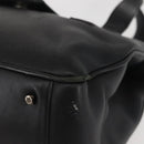 Salvatore Ferragamo Vala Shoulder Bag Leather Black Silver Auth BA6023-12