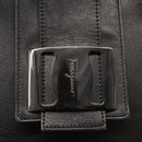 Salvatore Ferragamo Vala Shoulder Bag Leather Black Silver Auth BA6023-15