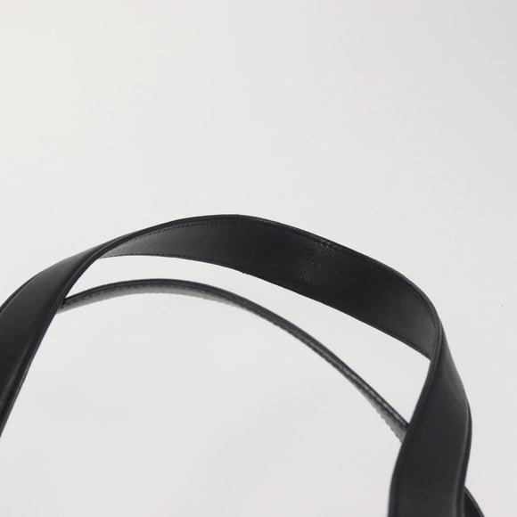 Salvatore Ferragamo Vala Shoulder Bag Leather Black Silver Auth BA6023