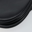 BALLY Hand Bag Leather Black Gold Auth BA6024-15