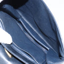 BALLY Hand Bag Leather Black Gold Auth BA6024-21