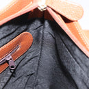 BALLY Tote Bag Leather Brown Gold Auth BA6025-19