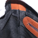 BALLY Tote Bag Leather Brown Gold Auth BA6025-20